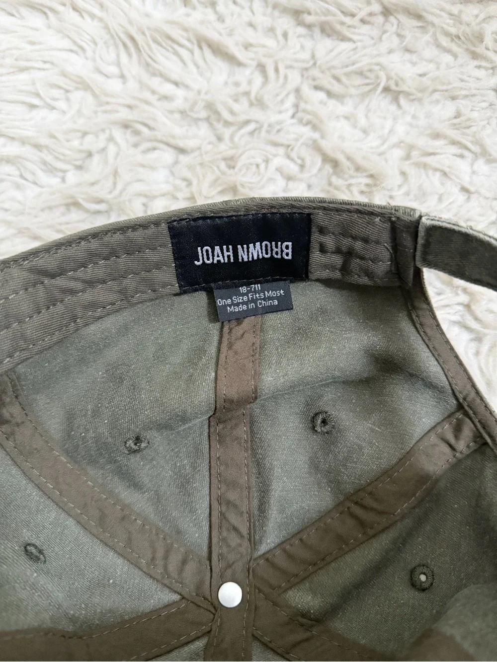 Joah Brown The Official Cap - Washed Green